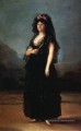 La reine Maria Luisa portant une Mantilla Francisco de Goya